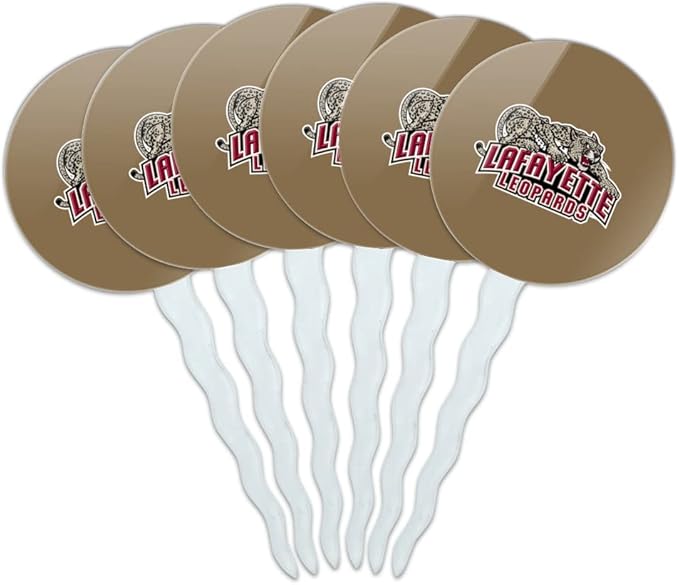 Lafayette Primary Logo Cupcake Picks Toppers Decoration Set of 6