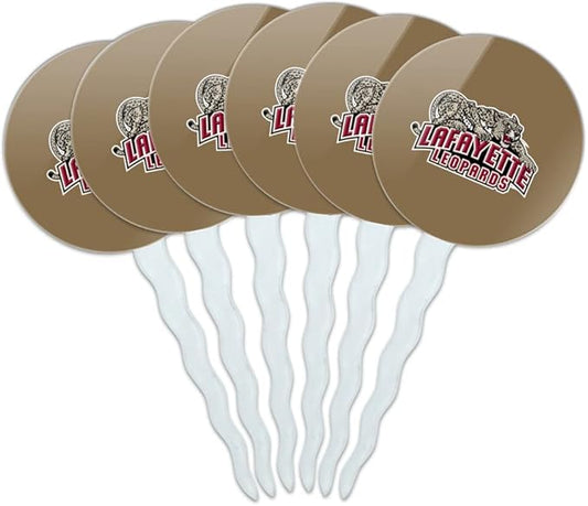 Lafayette Primary Logo Cupcake Picks Toppers Decoration Set of 6