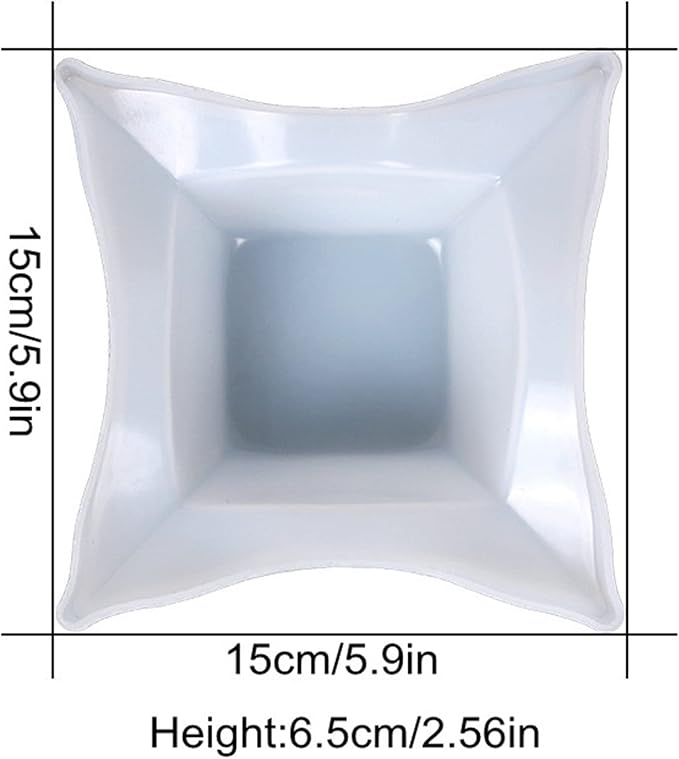 Geometric Square Flower Pot Silicone Mold Epoxy Resin Succulent Planter Vase Cactus Concrete Mold Candle Pen Holder Plaster Cement Clay Mould