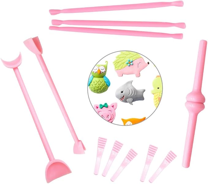 Cabilock 11-Piece Cake Decoration Tools Set Fondant Modeling Tools Kit for Precise Pastry Sculpting Baking Supplies