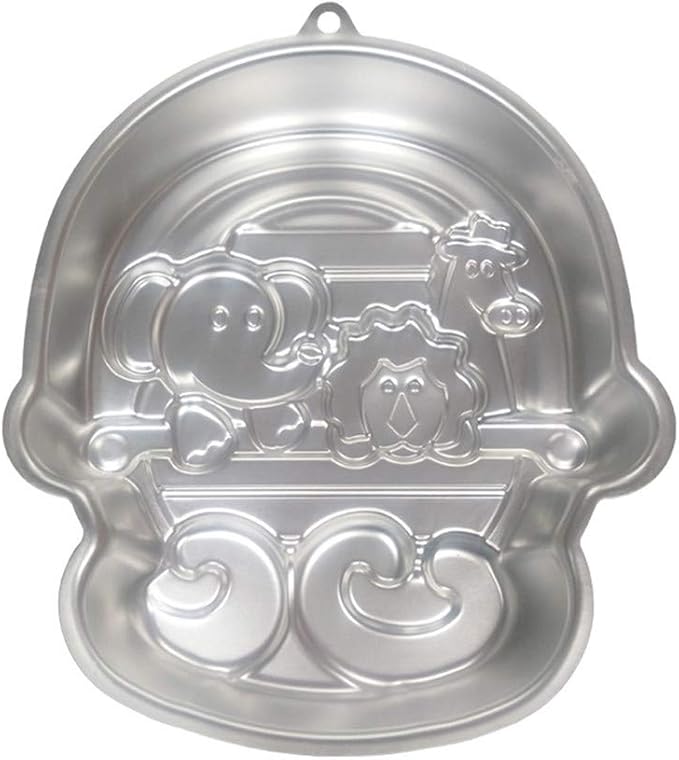 Ulalaza 3D Animal Baking Pan Aluminum Cake Mold DIY Birthday Cake Mould Kitchen Supplies
