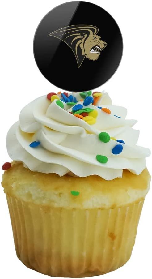 Lindenwood University Primary Logo Cupcake Picks Toppers Decoration Set of 6