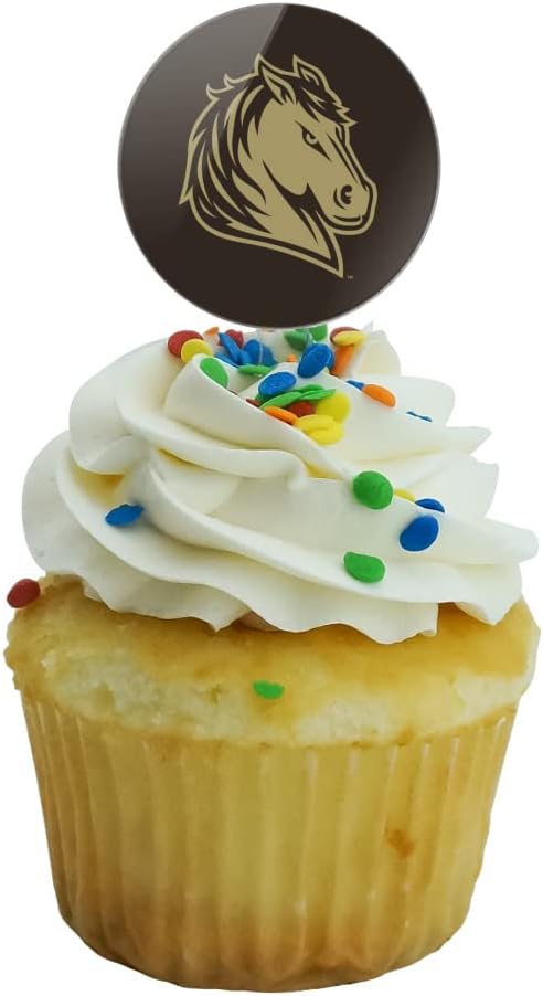 Southwest Minnesota State University Primary Logo Cupcake Picks Toppers Decoration Set of 6