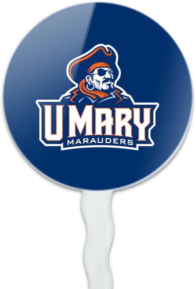 University of Mary Primary Logo Cupcake Picks Toppers Decoration Set of 6