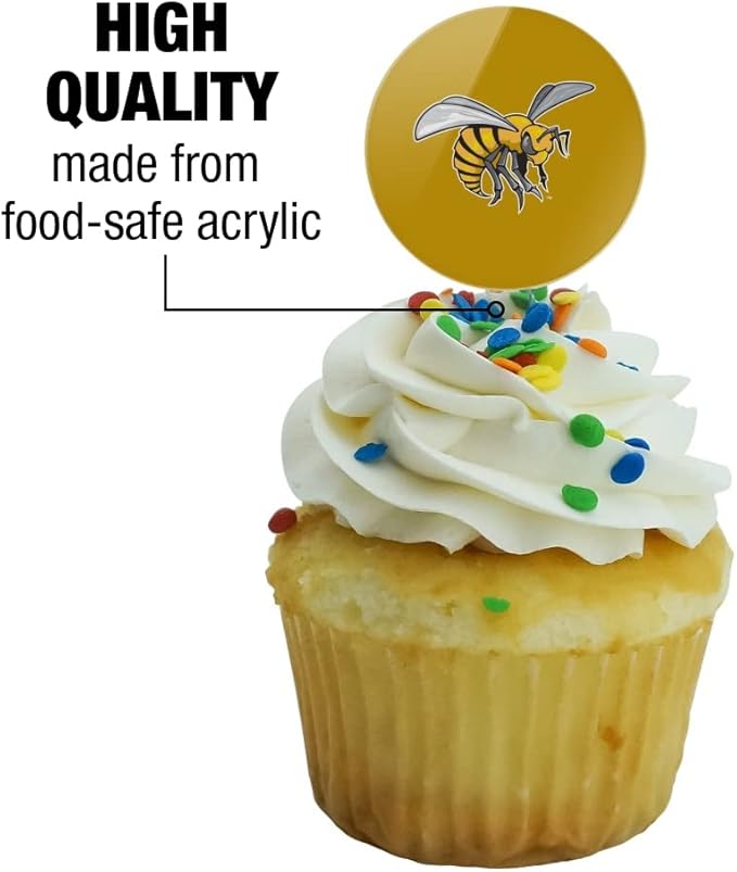 Alabama Sate Primary Logo Cupcake Picks Toppers Decoration Set of 6