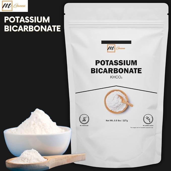 mGanna Potassium Bicarbonate Food Grade Powder, 1 lbs / 454 g