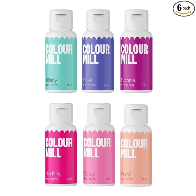 Colour Mill Oil-Based Food Coloring, 20 Milliliters (Fairytale Pack)