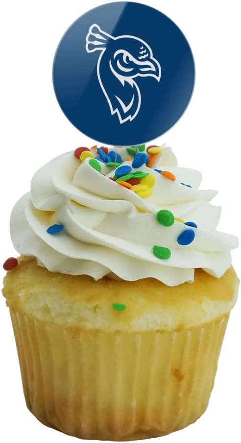 Saint Peters University Primary Logo Cupcake Picks Toppers Decoration Set of 6