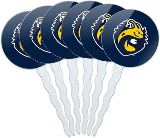 University of California-Santa Cruz Primary Logo Cupcake Picks Toppers Decoration Set of 6