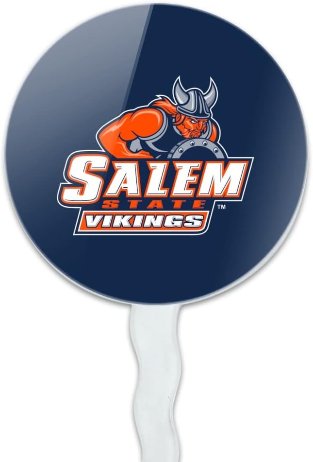 Salem State University Primary Cupcake Picks Toppers Decoration Set of 6