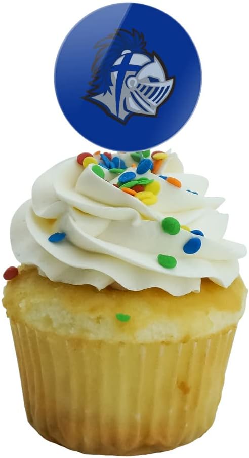 Southern Wesleyan University Primary Logo Cupcake Picks Toppers Decoration Set of 6