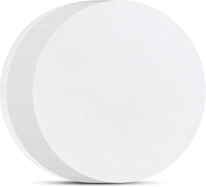 8 Inch Parchment Paper Rounds, Set of 200, Non Stick Baking Parchment Circles, Cake Parchment Rounds for Cake Pan, Springform Pan, Tortilla Press and so on（4.5/5.5/6/7/9/10/12in Available）