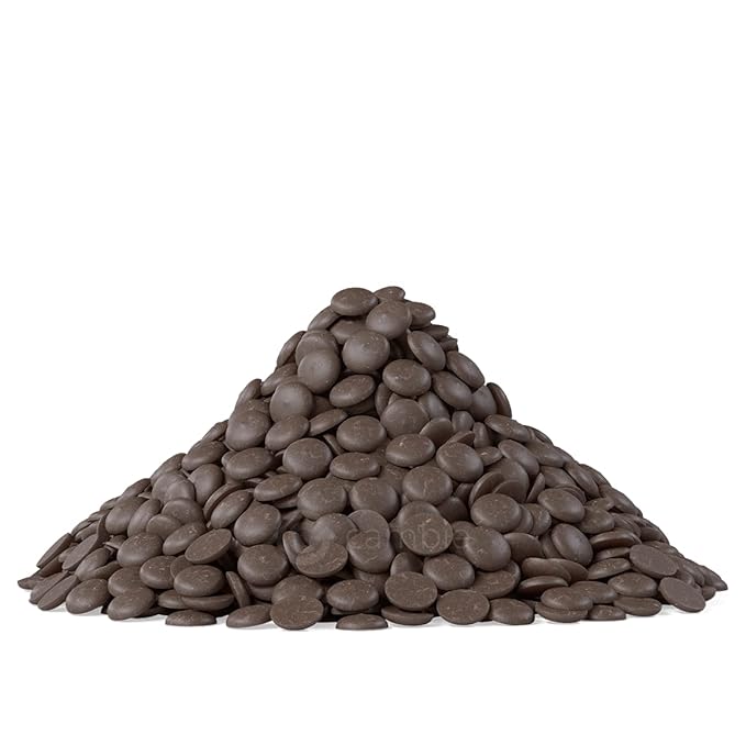 Cambie Dark Chocolate Couverture 54.5%, 2 Pounds of Dark Chocolate Chips, European Style Couverture for Chocolatiers, Pastry Chefs, Home Bakers, and Professionals, 2 Pounds