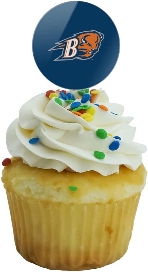 Bucknell Primary Logo Cupcake Picks Toppers Decoration Set of 6