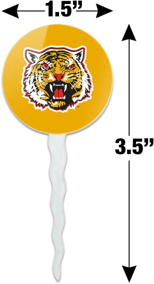 Grambling State University Primary Logo Cupcake Picks Toppers Decoration Set of 6