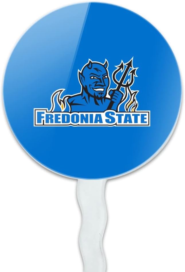 Fredonia State University Primary Logo Cupcake Picks Toppers Decoration Set of 6