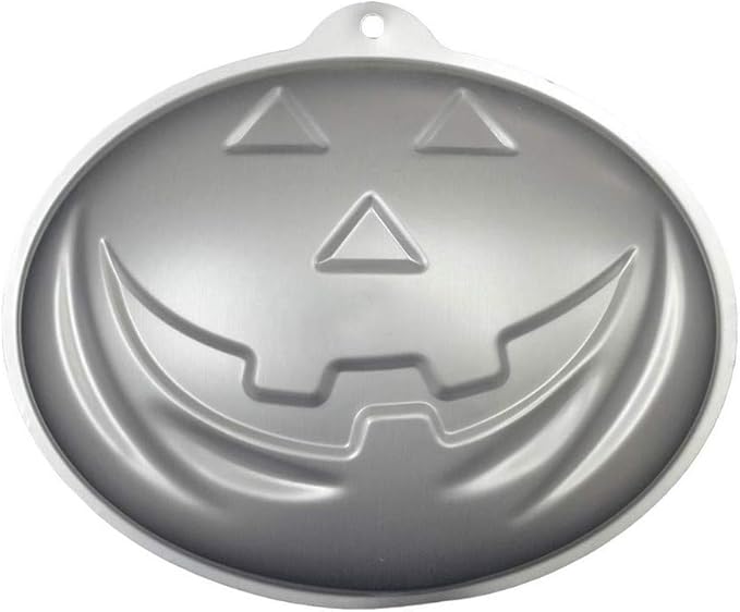Ulalaza 3D Pumpkin Cake Mold Halloween Aluminum Baking Mould Nonstick DIY Baking Tools