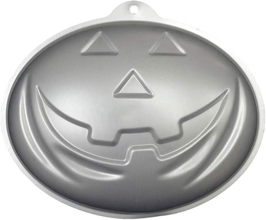 Ulalaza 3D Pumpkin Cake Mold Halloween Aluminum Baking Mould Nonstick DIY Baking Tools