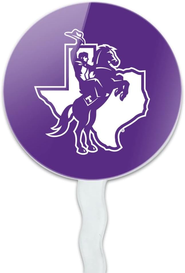 GRAPHICS & MORE Tarleton State University Primary Logo Cupcake Picks Toppers Decoration Set of 6