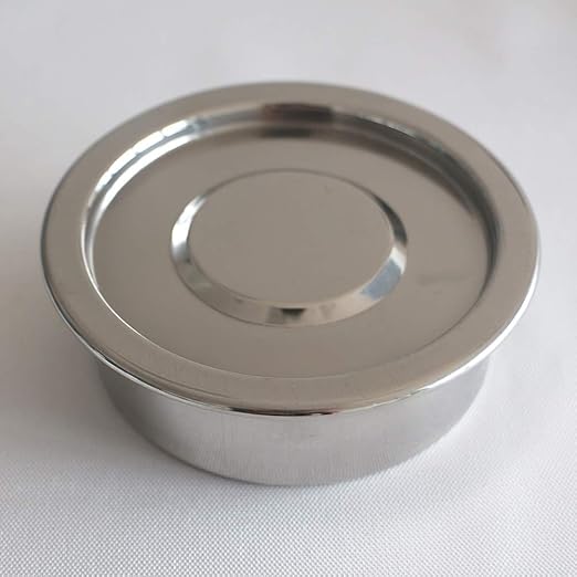 Test Sieve Pan and Lid for Chrome Plating Steel Frame φ20cm/8" Diameter Sieve