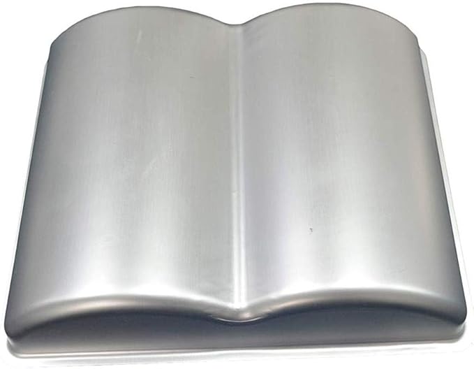 Ulalaza 3D Cake Baking Mold Book Shaped Cake Pan Aluminum Alloy Non Stick Bakeware