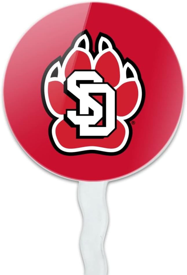 South Dakota Primary Logo Cupcake Picks Toppers Decoration Set of 6