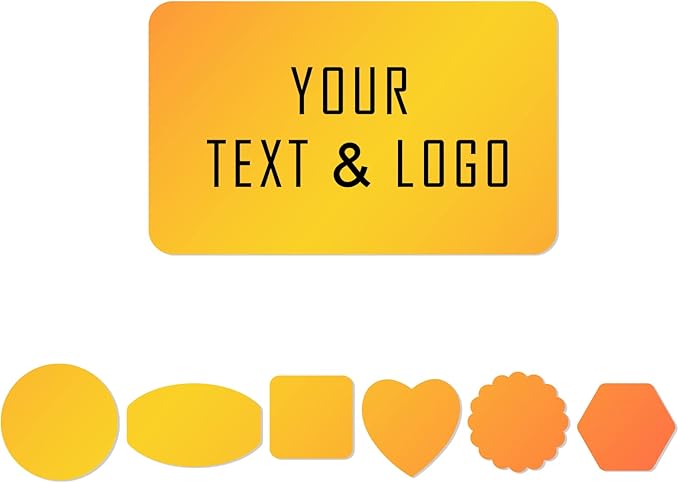 100 Custom Stickers for Business Logo Personalized Stickers Labels Rectangel Package Favor
