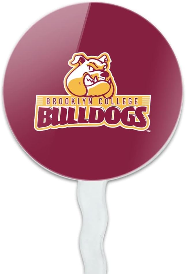 Brooklyn College Primary Logo Cupcake Picks Toppers Decoration Set of 6
