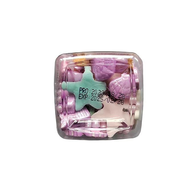 Homankit Mermaid Sprinkle Sweets Sprinkles for Baking Dessert Cupcake Cake Topper Starfish Shell Pearl Mermaid Candy Mix 3.53 Ounces Purple