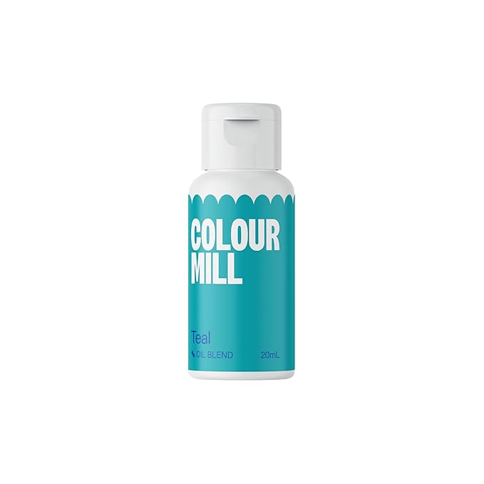 Colour Mill Oil-Based Food Coloring, 20 Milliliters (Teal)