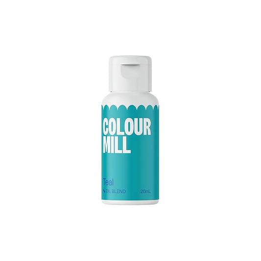 Colour Mill Oil-Based Food Coloring, 20 Milliliters (Teal)