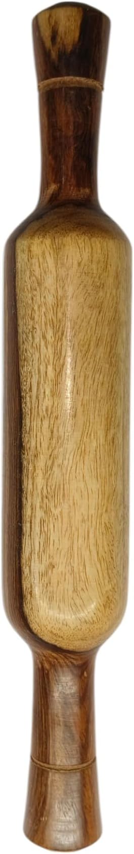 Natural Wooden Non-Stick Rolling Pin for Baking – Perfect for Pie, Cookies,Fondant, PIzza, Pastry Dumpling & Roti-Poori | Classic Belan for Dough Rolling | Thanksgiving Kitchen Gift - 13 Inches