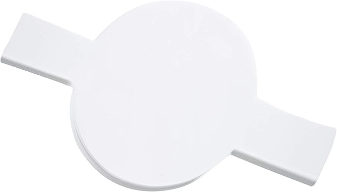 100 PCS Precut Circle Cake Pan Liners Rounds, 9 Inch Non Stick Parchment Paper Sheets for Baking Cakes,Dutch Oven, Air Fryer with Easy Lift Tabs (White)