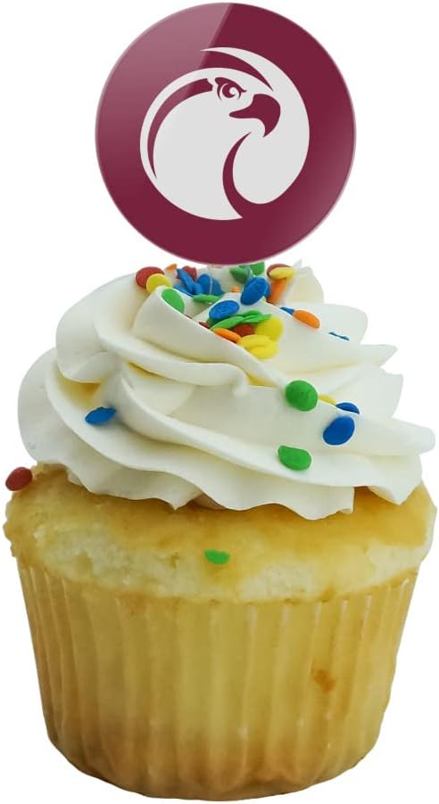 Seattle Pacific University Primary Logo Cupcake Picks Toppers Decoration Set of 6