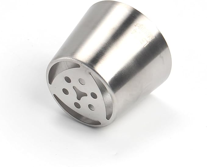 Extra Large Russian Piping Tips for Marshmallows Stainless Steel Flower Frosting Nozzles many styles Cake Decorating Baking tool for Buttercream, Cupcakes Cookies(SL04)