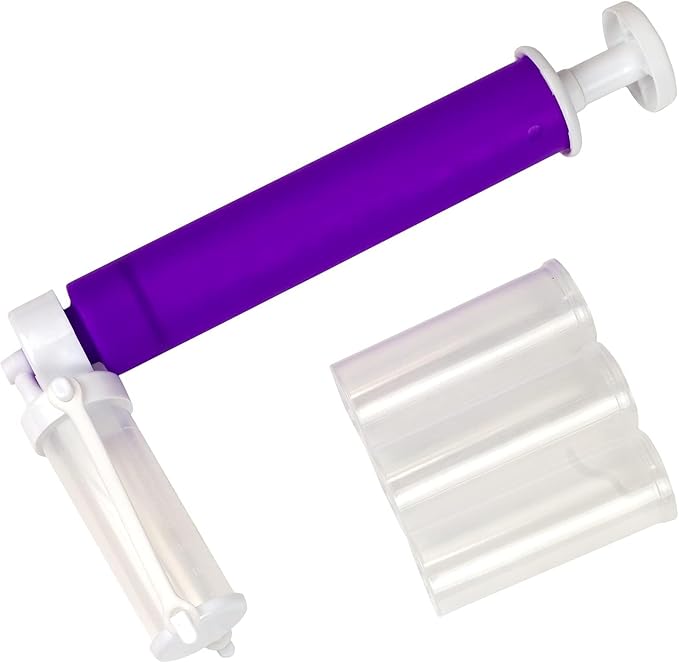 O’crème Cake Airbrush – Manual – Plastic Sprayer and 4 Cylinders – Suitable for Edible Paint and Glitter on Chocolates, Cakes, Cupcakes and More