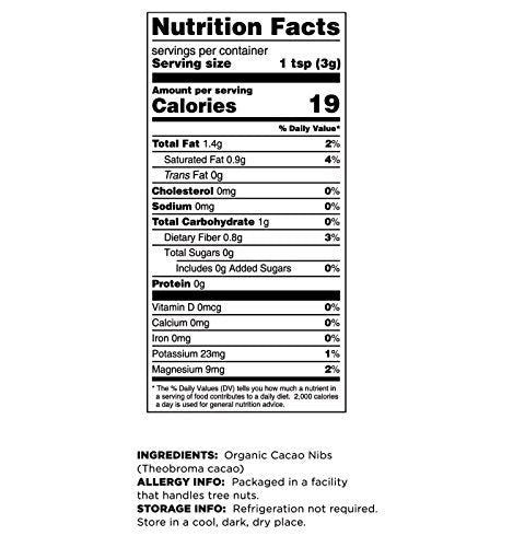 Terrasoul Superfoods Raw Organic Cacao Nibs, 5 Lbs (5 Pack) - Raw | Keto | Vegan