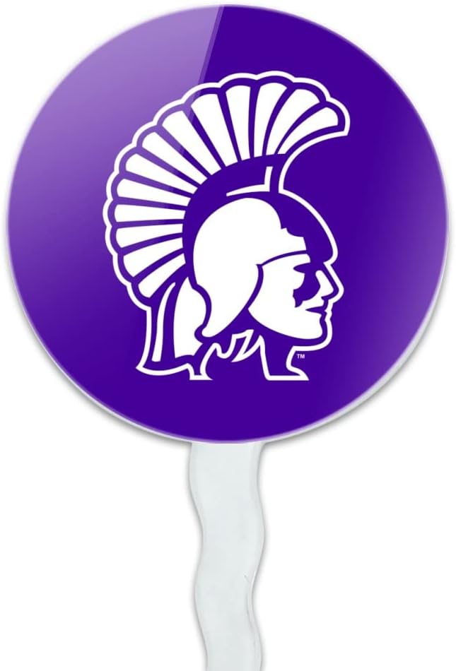 Winona State University Primary Logo Cupcake Picks Toppers Decoration Set of 6