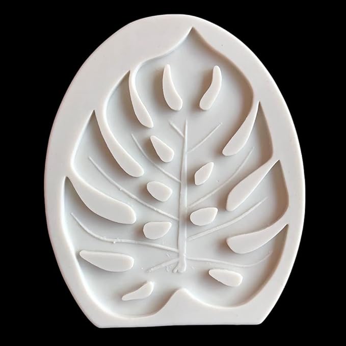 Leaf Silicone Mold Rose Flower Fondant Molds DIY Cake Decorating Tools Sugarcraft Candy Resin Clay Chocolate Gumpaste Moulds (2pcs(9 * 11cm,7.2 * 6.6cm))