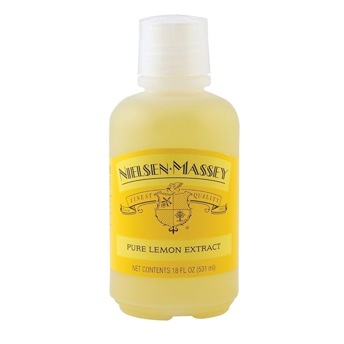 Nielsen-Massey Pure Lemon Extract for Baking and Cooking, 18 Ounce Bottle