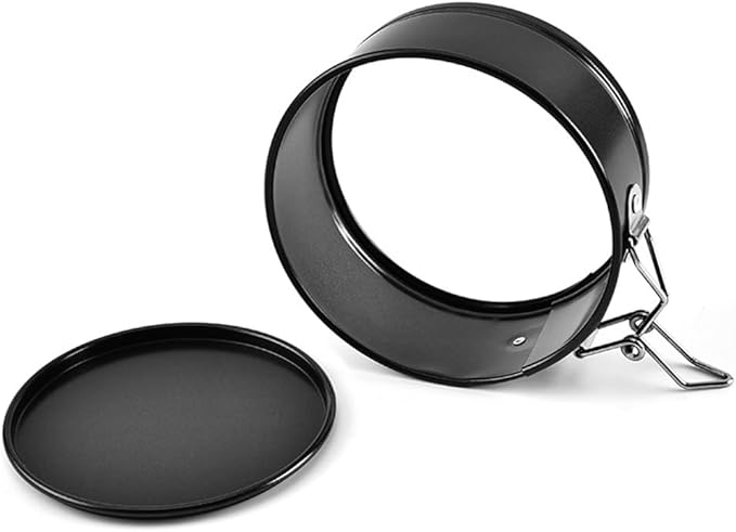 Mini Springform Cake Pans - Set of 4, Non-Stick & Removable Bottom - 4” Diameter, Perfect for Cheese Cakes, Pies, Quiches & More – Ideal for Home Bakers & Pros