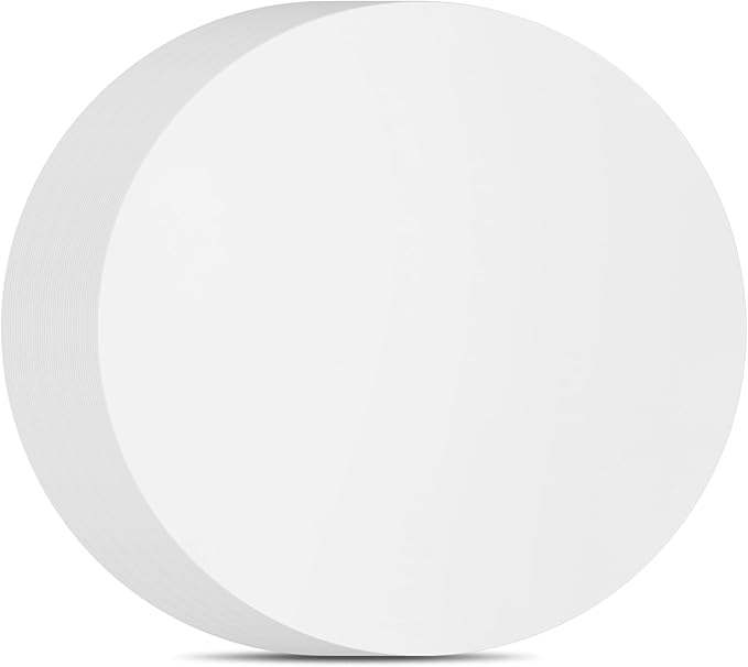 BYKITCHEN 12 Inch Parchment Paper Rounds, Set of 220, Non Stick Parchment Paper for Baking, Round Pizza Parchment Paper for Pizza Maker, Pizza Pan, Tortilla Press, Quesadilla Maker, Cake Pan and More