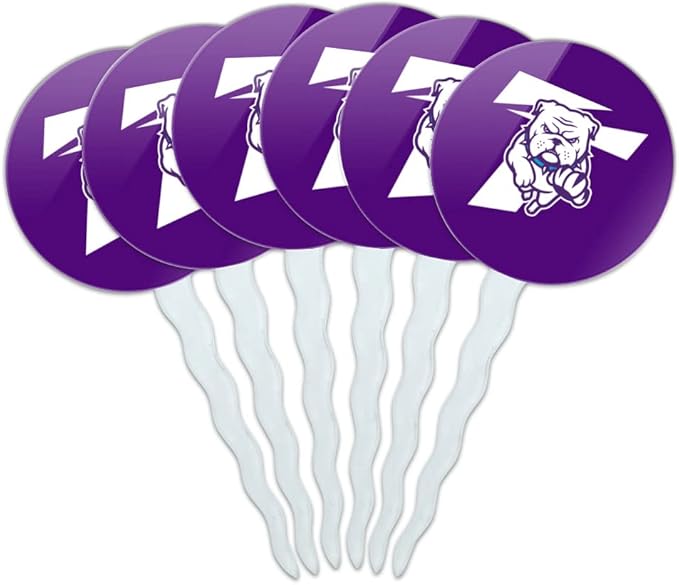 Truman State University Primary Logo Cupcake Picks Toppers Decoration Set of 6