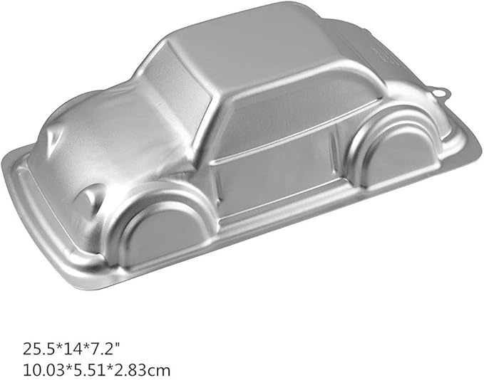 Ulalaza Aluminum Cake Mold 3D Car Shape Baking Pan DIY Birthday Cake Mould Kitchen Supplies