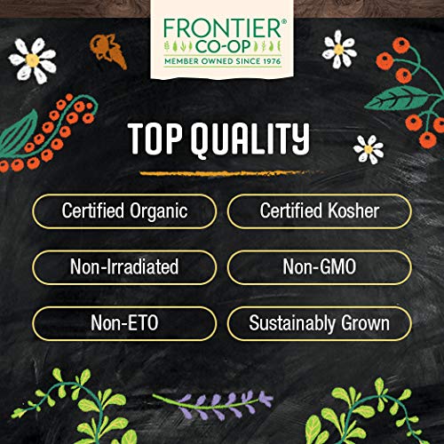 Frontier Co-op Stevia Herb Powder, 1lb Bulk Bag, Certified Organic | 100% Pure Stevia Powder | Ideal for Baking, Coffee, and Tea | No Fillers, Kosher