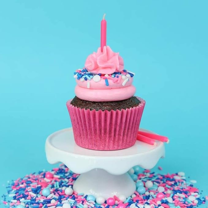 Sprinkles for Cake Decorating Edible Cake Decorations Fancy Pink and Blue Sprinkles for Cupcake Decorations Ice Cream Toppings, Gender Reveal for Cupcake Decorating Baking Cupcakes, Cookies