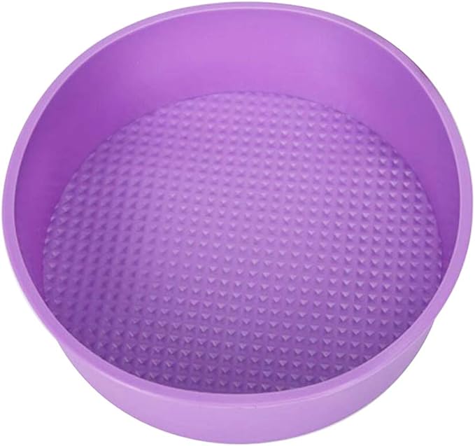 Baking Silicone 10-Inch Round Cake Pan Baking Mold, BPA Free, Non-Stick European-Grade Silicone, 2.16-Inches Deep