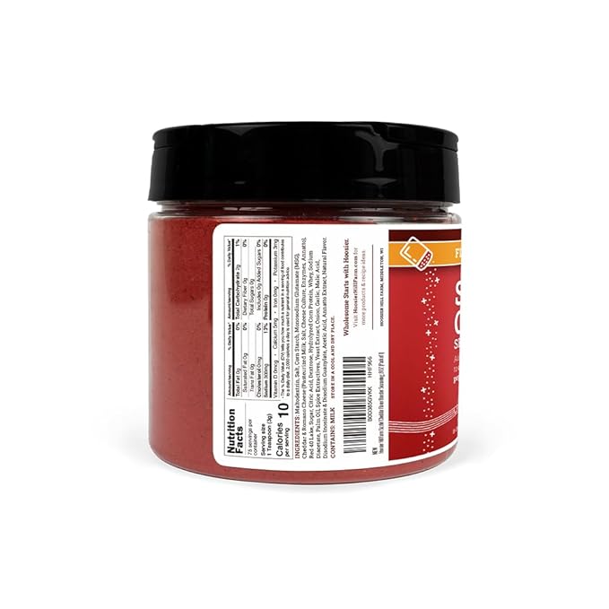 Hoosier Hill Farm Sizzlin' Cheddar Seasoning, Flavor Boosters, 8oz (Pack of 1)