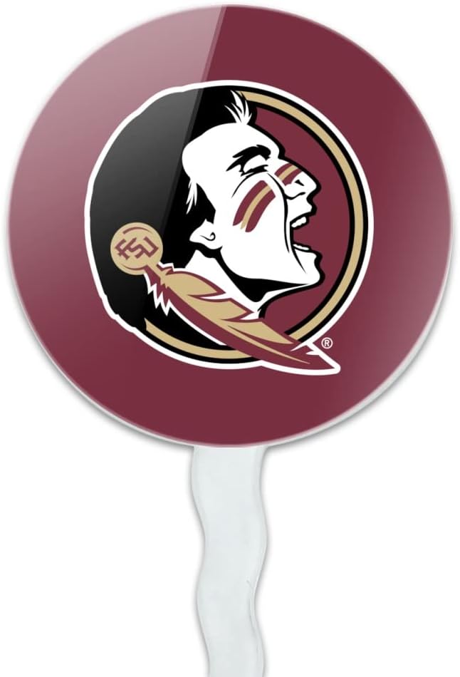 Florida State University Logo Cupcake Picks Toppers Decoration Set of 6