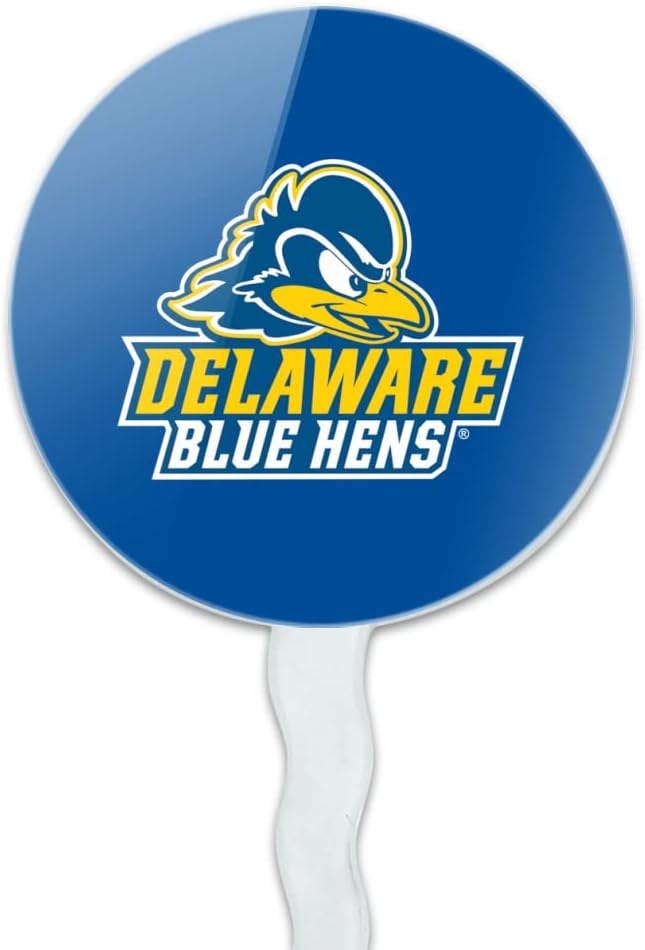 Delaware Primary Logo Cupcake Picks Toppers Decoration Set of 6
